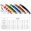 Picture of PROBEROS LF128 Long Casting Lure Iron Plate Lead Fish Freshwater Sea Fishing Warp Bass Metal Sequins Baits, Size: 10g (Color C)