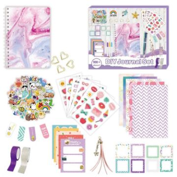Picture of Children DIY Decorative Handbook Scrapbook Stickers (Purple)