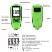 RZ859 Metal Coating Thickness Gauge - Green - 4