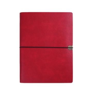 Picture of A5 Business Office Loose Leaf Notes Student Conference Diary Recording Notebooks (Red)