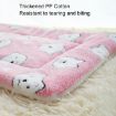 Picture of 61x41cm Thickened Pet Cushion Cat Dog Blanket Pet Bed (Gray White Stars)