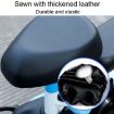 Picture of Electronic Bicycle Thickened Leather Heat Insulation Waterproof Universal Seat Cushion Covers, For: Back Seat