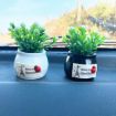Picture of Mini Car Potted Ornaments Decoration Simulated Flower Pots, Style: Lucky Fruit Black Bottle
