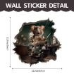 Picture of 3D Cartoon Mouse Wall Stickers Home Kitchen Animal Decorative Decals, Model: CT70177G-T