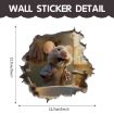 Picture of 3D Cartoon Mouse Wall Stickers Home Kitchen Animal Decorative Decals, Model: CT70165G-T