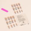Picture of 24pcs/box Handmade Nail Glitter Nail Jelly Glue Finished Patch, Color: BY1146 (Wear Tool Bag)