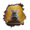 Picture of 3D Cartoon Mouse Wall Stickers Home Kitchen Animal Decorative Decals, Model: CT70251G-T
