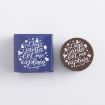 Picture of Round Wooden Stamps Vintage DIY Handbook Multifunctional Decorative Stamps, Style: Bless