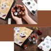 Picture of Round Wooden Stamps Vintage DIY Handbook Multifunctional Decorative Stamps, Style: Voyage