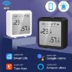 Picture of Wifi Temperature And Humidity Meter Sensor Equipment Smart Home Graffiti APP Temperature And Humidity Sensor (Black)