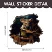 Picture of 3D Cartoon Mouse Wall Stickers Home Kitchen Animal Decorative Decals, Model: CT70176G-T