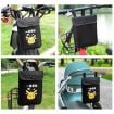 Picture of Electric Vehicle Portable Hanging Bag Waterproof Bicycle Front Storage Bag Stroller Pocket, Color: Flower Bear