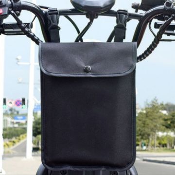 Picture of Electric Vehicle Portable Hanging Bag Waterproof Bicycle Front Storage Bag Stroller Pocket, Color: No Pattern