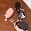 Picture of Universal Large Capacity Car Multifunctional Leather Key Storage Bag (Pink)