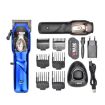 Picture of WMARK NG-9003 Electric Hair Clipper Oil Head Electric Push Clipper Rechargeable Haircutting Scissors, EU Plug (Blue)