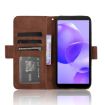 TCL 502 Calf Texture Leather Phone Case - Brown - 6