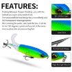 PROBEROS DW601 360 Degree Rotating Propeller Lures Topwater Bait - 6