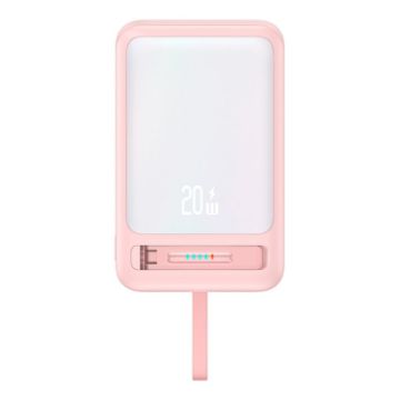 Picture of USAMS US-CD219 10000mAh PD20W Magnetic Fast Charge Power Bank (Pink)