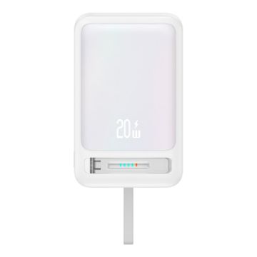 Picture of USAMS US-CD219 10000mAh PD20W Magnetic Fast Charge Power Bank (White)