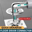 Elbow Type Washing Machine Floor Drain Joint Pipe Connector A3 - 3