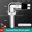 Picture of Elbow Type Washing Machine Floor Drain Joint Pipe Connector, Spec: A1