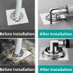 Elbow Type Washing Machine Floor Drain Joint Pipe Connector A1 - 8