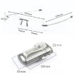 Picture of 350 Degrees With Lighter Shape Clip Belt Case Anti-Blue Light Rimless Folding Presbyopia Glasses