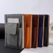 Picture of A5 Imitation Fabric PU Leather Notebook Notepad Multi-pocket Journal Planner (Black)