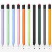 Picture of For Apple Pencil 1 Retro Pencil Style Liquid Silicone Stylus Case (Orange)