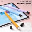 Picture of For Apple Pencil 1 Retro Pencil Style Liquid Silicone Stylus Case (Orange)