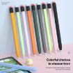 Apple Pencil 1 Retro Liquid Silicone Stylus Case - Orange - 6