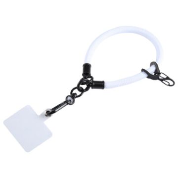 Picture of Universal Mobile Phone Solid Color Short Wrist Lanyard (White)