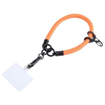 Picture of Universal Mobile Phone Solid Color Short Wrist Lanyard (Orange)