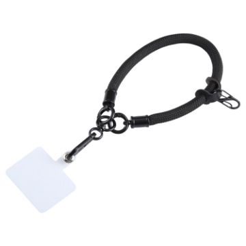 Picture of Universal Mobile Phone Solid Color Short Wrist Lanyard (Black)