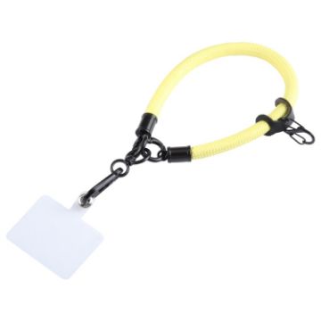 Picture of Universal Mobile Phone Solid Color Short Wrist Lanyard (Yellow)