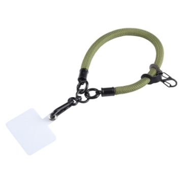 Picture of Universal Mobile Phone Solid Color Short Wrist Lanyard (Grass Green)