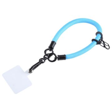 Picture of Universal Mobile Phone Solid Color Short Wrist Lanyard (Blue)