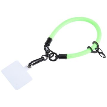 Picture of Universal Mobile Phone Solid Color Short Wrist Lanyard (Fluorescent Green)