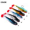 Picture of PROBEROS DW6085 Sea Bass Leadfish Soft Lure T-Tail Software Baits Sea Fishing Boat Fishing Bionic Lures, Size: 5cm/3.6g (Color D)