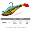 Picture of PROBEROS DW6085 Sea Bass Leadfish Soft Lure T-Tail Software Baits Sea Fishing Boat Fishing Bionic Lures, Size: 5cm/3.6g (Color D)