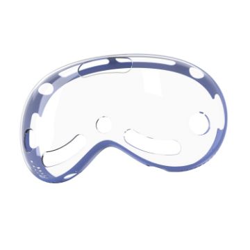 Picture of For Apple Vision Pro Protective Case VR Headset Device Accessories, Color: Blue PC+TPU