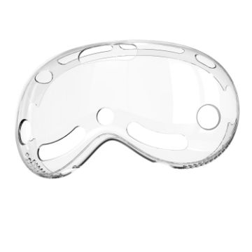 Picture of For Apple Vision Pro Protective Case VR Headset Device Accessories, Color: Transparent TPU