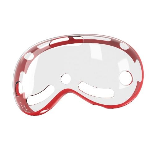 Picture of For Apple Vision Pro Protective Case VR Headset Device Accessories, Color: Red PC+TPU