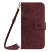 Motorola Moto G Power 5G 2024 Leather Phone Case - Wine Red - 2
