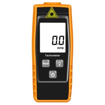 Picture of RZ835 Digital Tachometer, Range: 2.5-99999RPM (Orange)