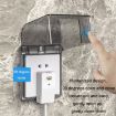 Picture of Self-adhesive Switch Socket Anti-leakage Protective Cover Waterproof Box (Type 86 Blue)