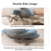 Picture of 2 in 1 Dog Cat Grooming Gloves Pet Hair Remover Shedding Massage Brush (Upgrade)