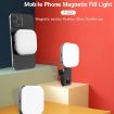 Mini Magnetic Fill Light Rechargeable Tri-Color Temperature Selfie Light - 3