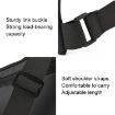 Picture of Anti-theft Fit Triangle Bag Leisure Leather Film Crossbody Chest Bag (Black)
