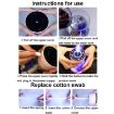 Mini USB Car Home Colorful Light Bottle Micro Landscape Humidifier Blue - 4